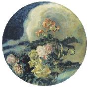 Mikhail Vrubel Yellow Roses, oil painting artist